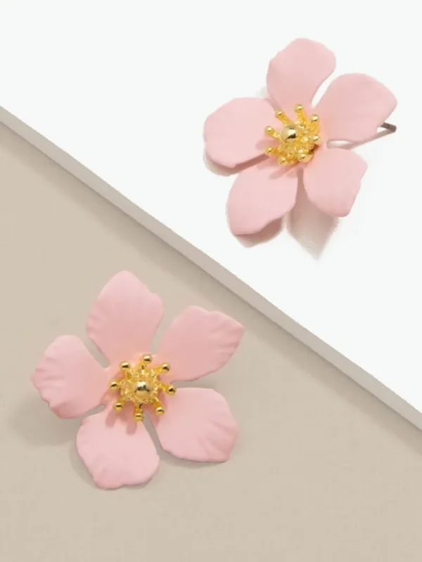 Eve Flower Stud Earring | ZENZII Discount