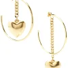 Fall in Love Hoop Earring | ZENZII Clearance