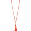 Faye Beaded Tassel Necklace | ZENZII Hot