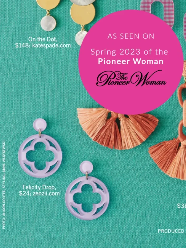 Felicity Drop Earring | ZENZII Clearance