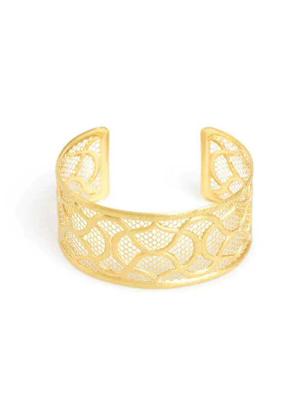Fenced In Cuff Bracelet | ZENZII Outlet