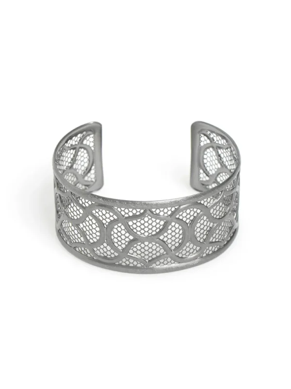 Fenced In Cuff Bracelet | ZENZII Outlet