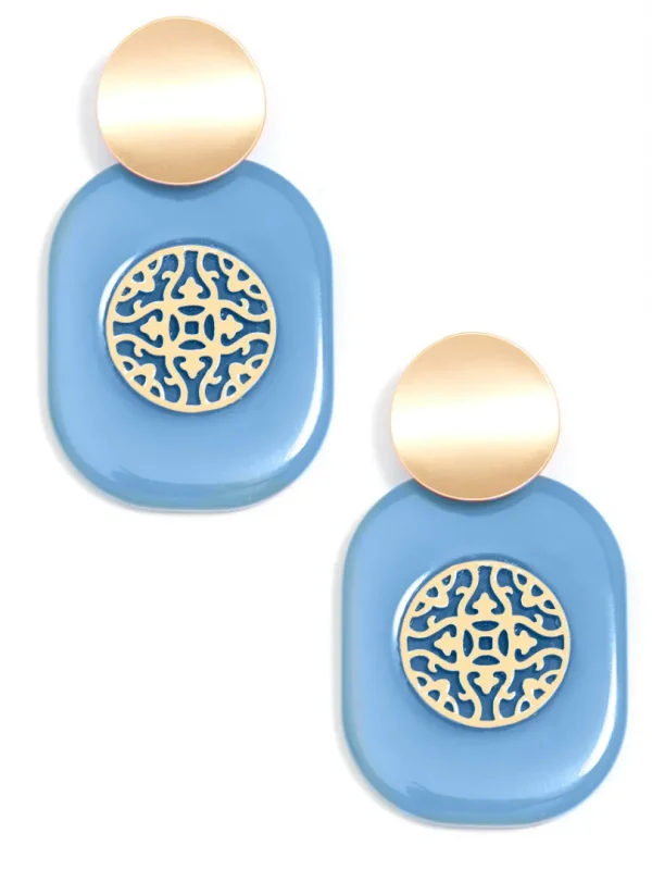 Heather Emblem Drop Earring | ZENZII Fashion
