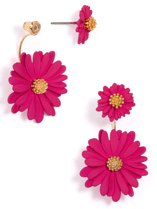 Ida Two Piece Flower Earring | ZENZII Clearance