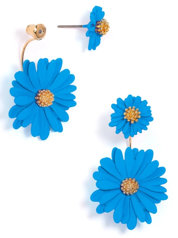 Ida Two Piece Flower Earring | ZENZII Clearance