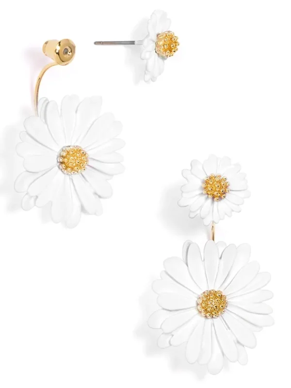 Ida Two Piece Flower Earring | ZENZII Clearance