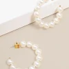 Irreplaceable Pearl Hoop Earring | ZENZII Clearance