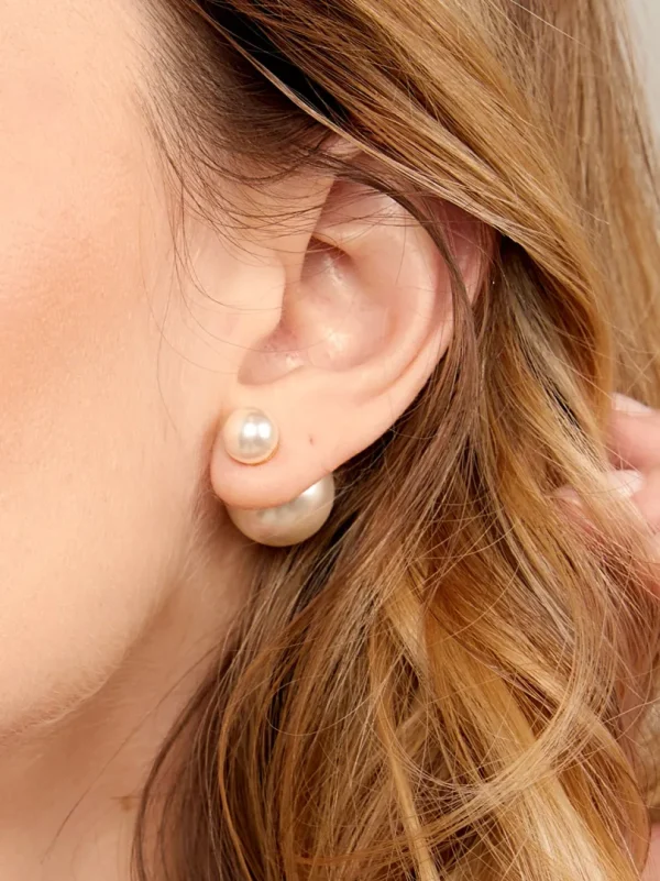 It Takes Two Double Ball Earring | ZENZII Best
