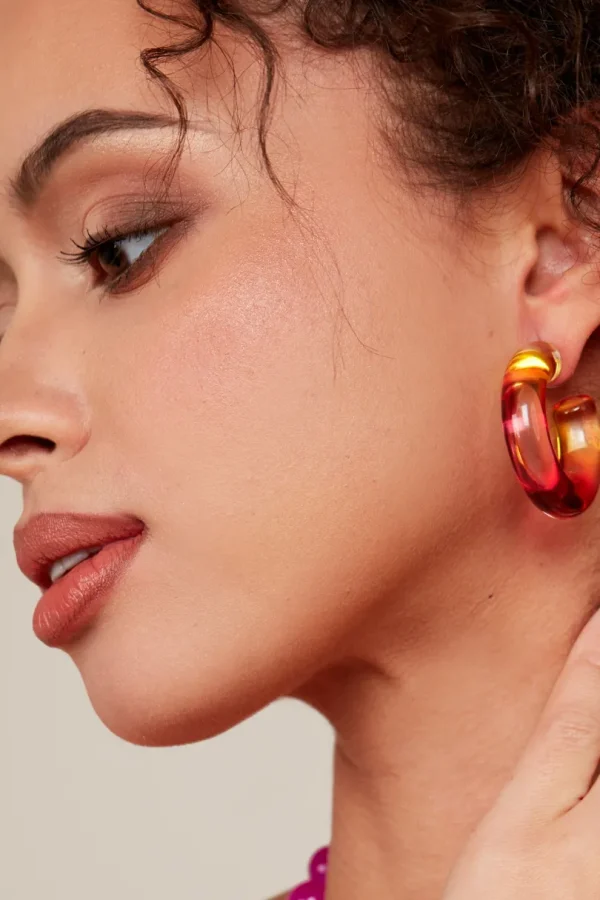 Jessica Hoop Earring | ZENZII Hot