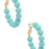Josephine Beaded Hoop Earring | ZENZII Online