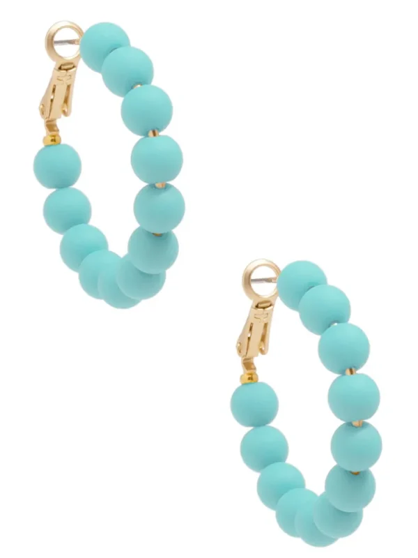 Josephine Beaded Hoop Earring | ZENZII Online