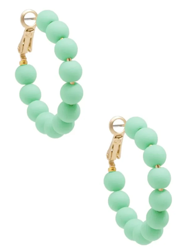 Josephine Beaded Hoop Earring | ZENZII Online