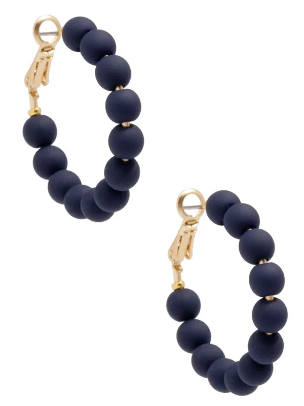 Josephine Beaded Hoop Earring | ZENZII Online