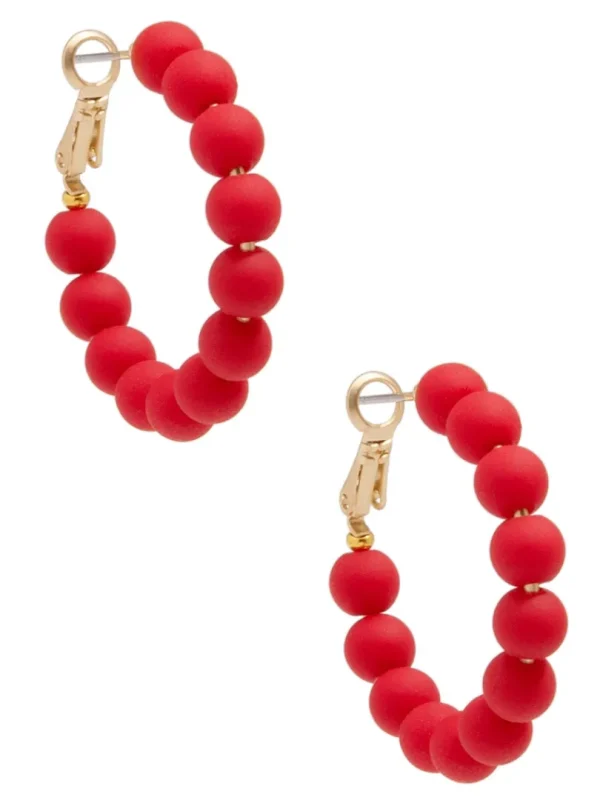 Josephine Beaded Hoop Earring | ZENZII Online