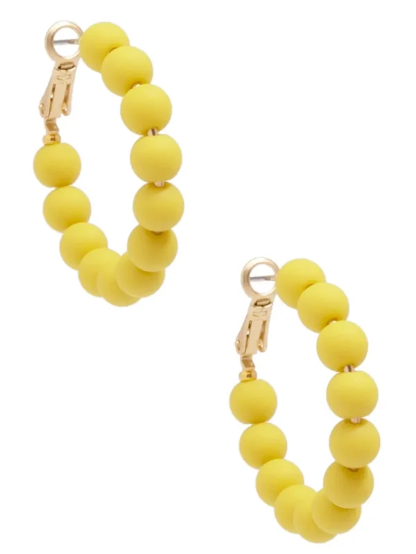 Josephine Beaded Hoop Earring | ZENZII Online