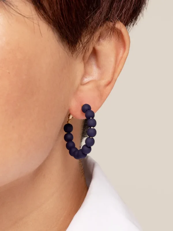 Josephine Beaded Hoop Earring | ZENZII Online
