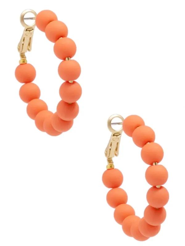 Josephine Beaded Hoop Earring | ZENZII Online