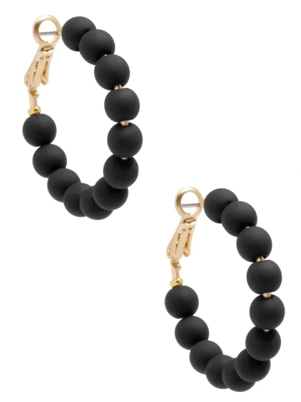Josephine Beaded Hoop Earring | ZENZII Online