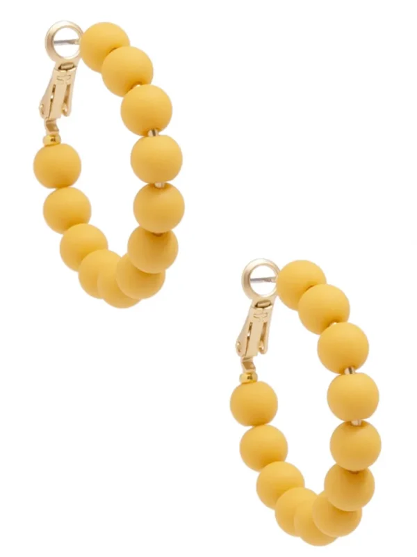 Josephine Beaded Hoop Earring | ZENZII Online