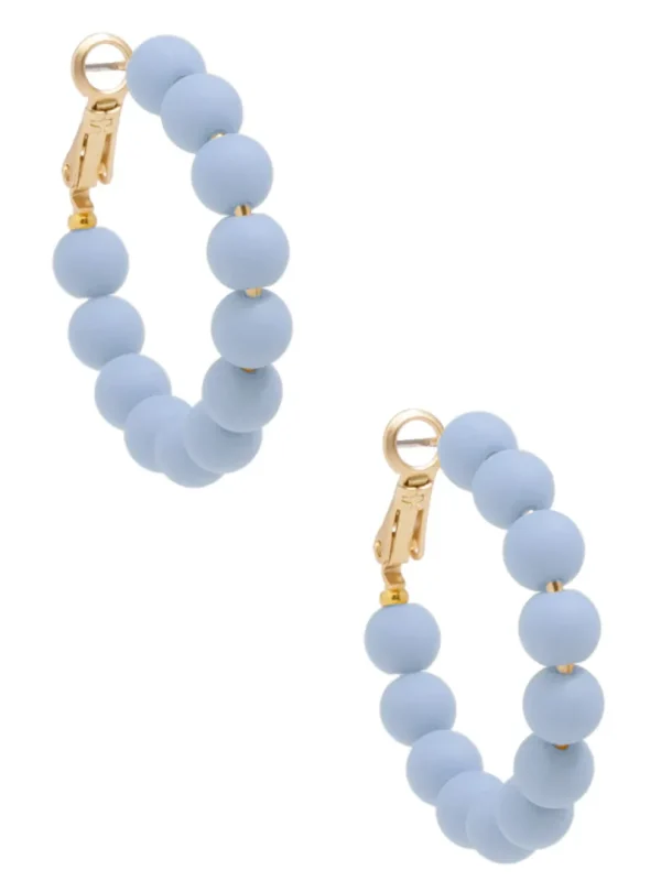 Josephine Beaded Hoop Earring | ZENZII Online