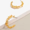 Laurel Hoop Earring | ZENZII Fashion