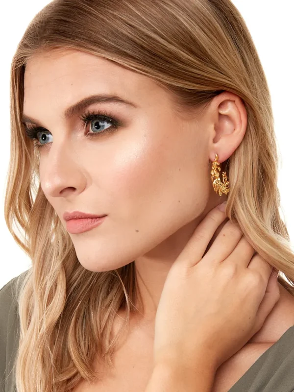 Laurel Hoop Earring | ZENZII Fashion