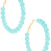 Layla Beaded Hoop Earring | ZENZII Fashion