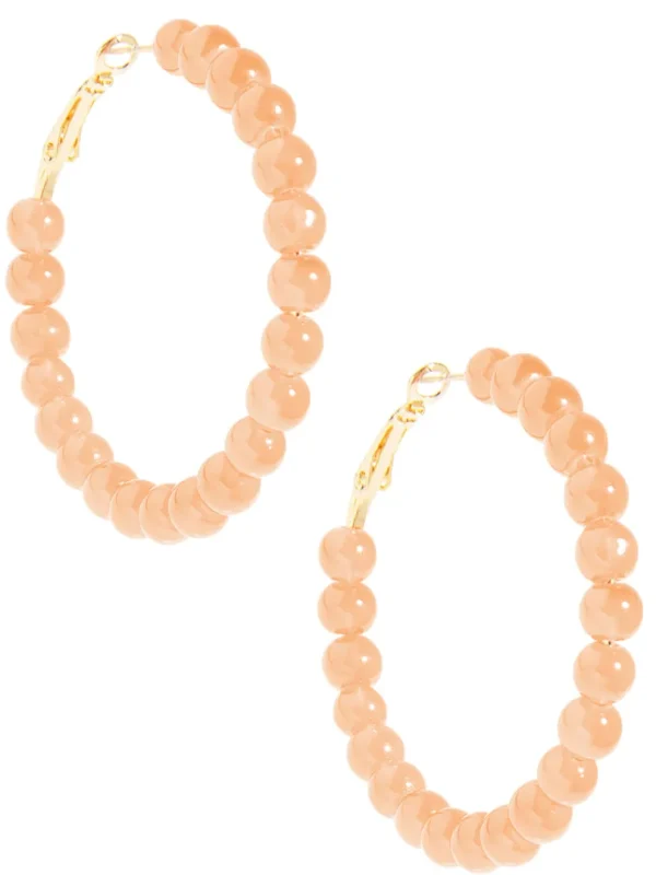 Layla Beaded Hoop Earring | ZENZII Fashion