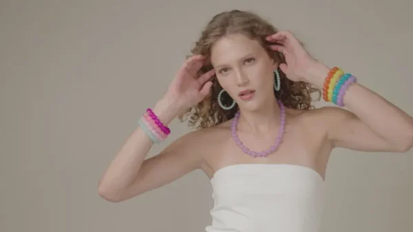 Layla Beaded Hoop Earring | ZENZII Fashion