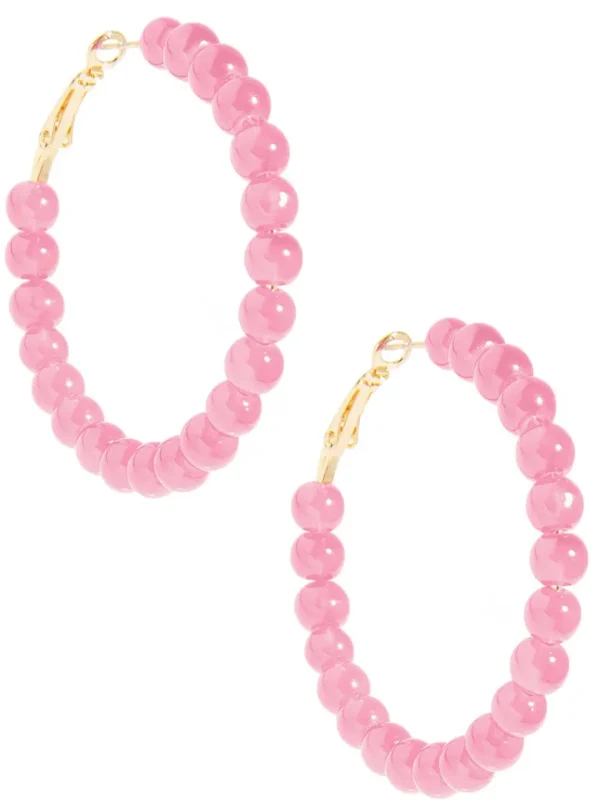 Layla Beaded Hoop Earring | ZENZII Fashion
