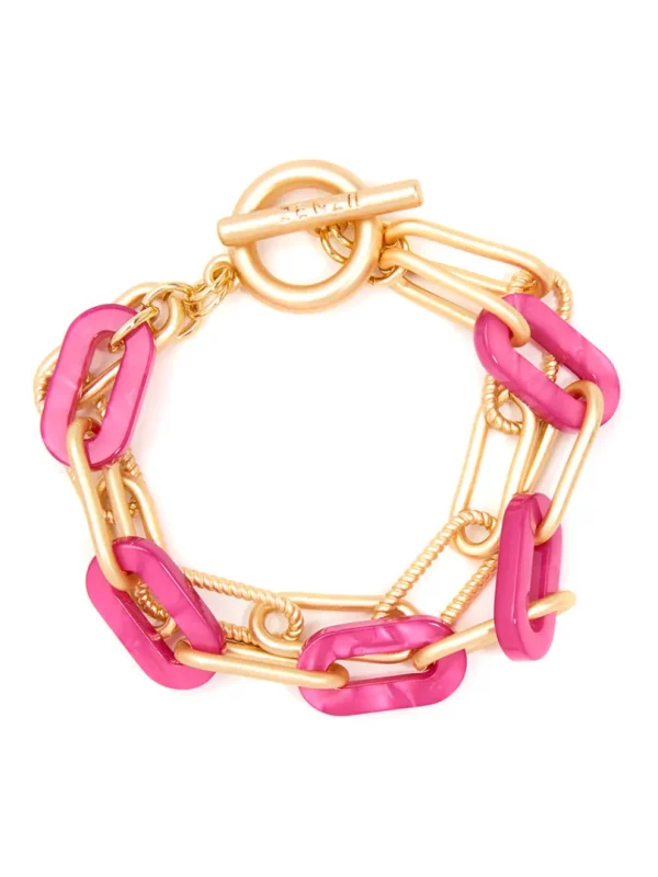 Lenna Layered Links Bracelet | ZENZII Discount