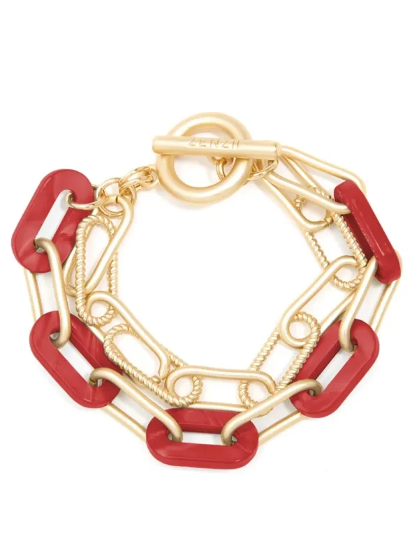 Lenna Layered Links Bracelet | ZENZII Discount