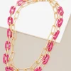 Lenna Layered Links Necklace | ZENZII Online