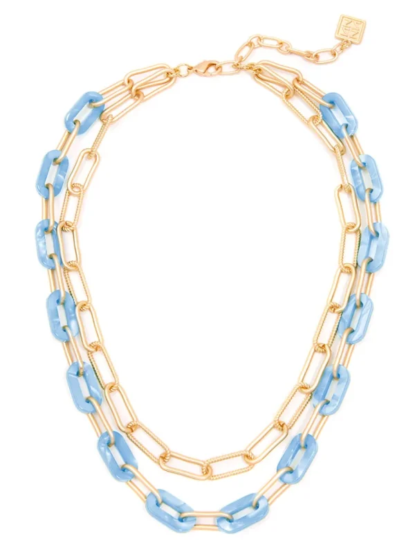 Lenna Layered Links Necklace | ZENZII Online