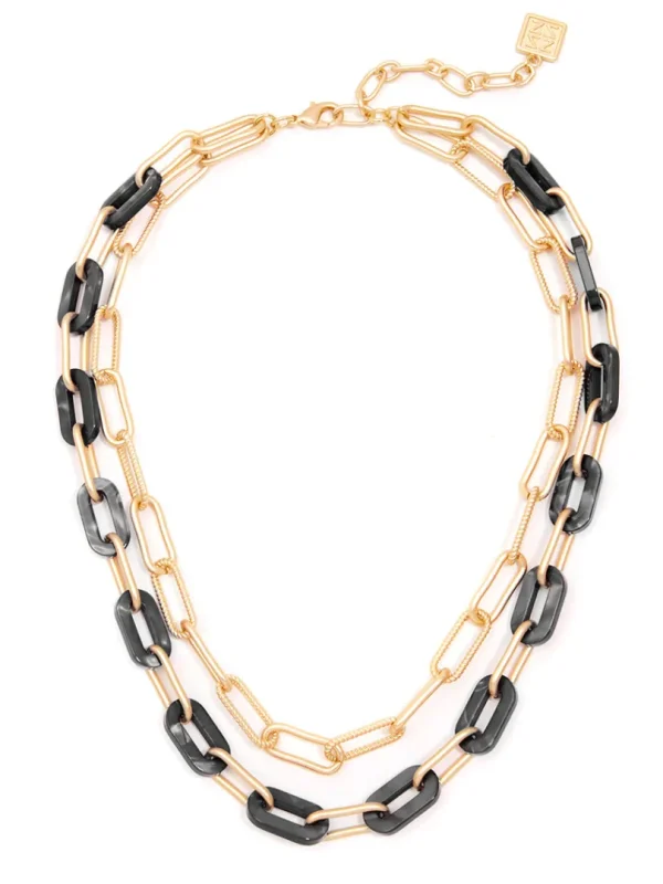 Lenna Layered Links Necklace | ZENZII Online