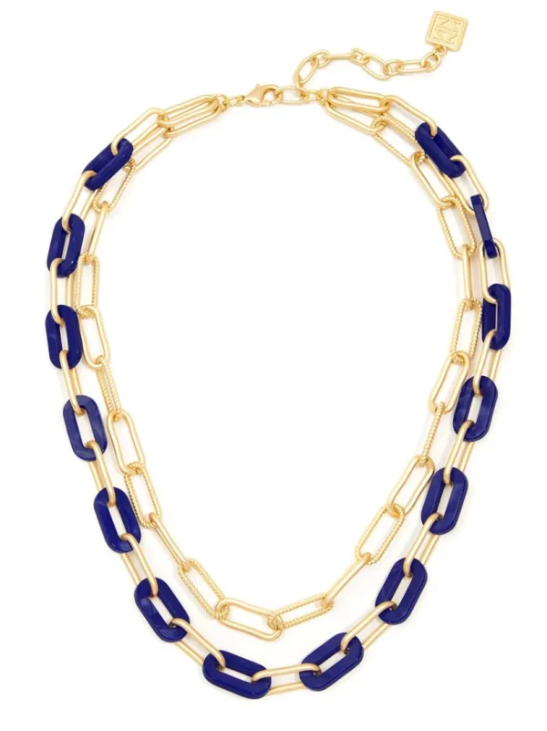Lenna Layered Links Necklace | ZENZII Online