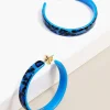 Leopard Print Hoop Earring | ZENZII Online
