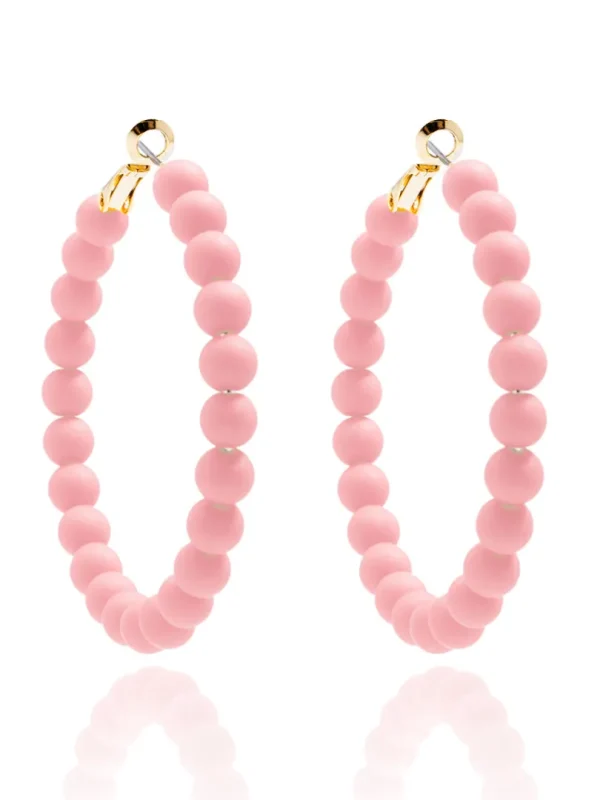 Lola Beaded Hoop Earring | ZENZII Online