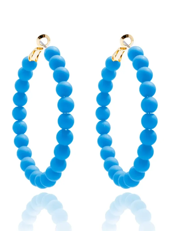 Lola Beaded Hoop Earring | ZENZII Online