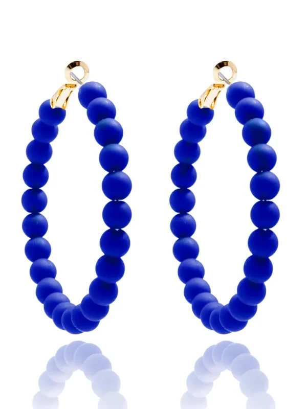 Lola Beaded Hoop Earring | ZENZII Online