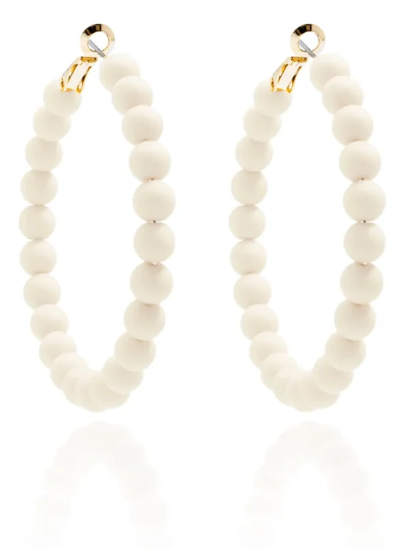 Lola Beaded Hoop Earring | ZENZII Online