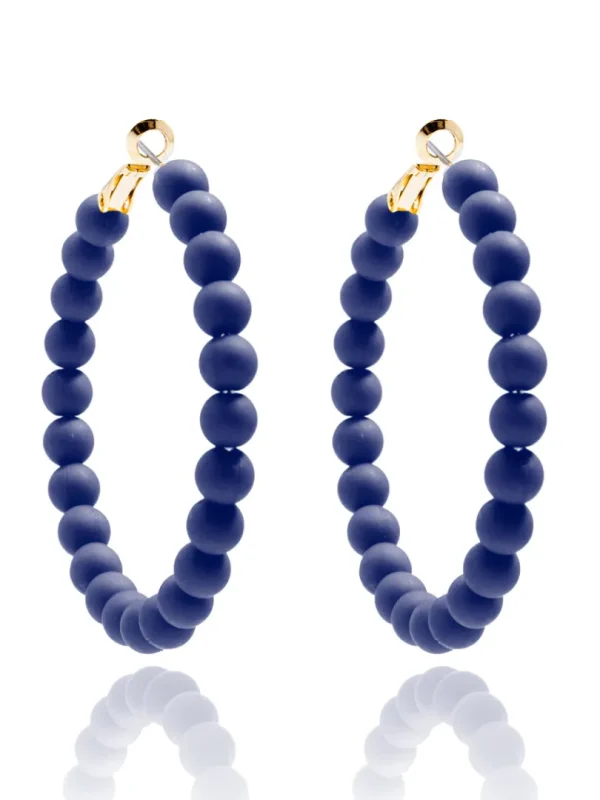 Lola Beaded Hoop Earring | ZENZII Online