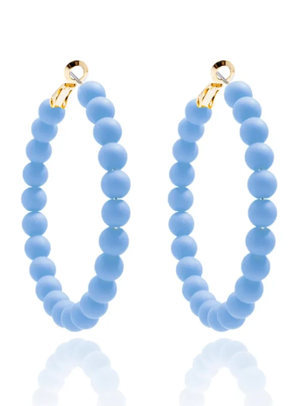 Lola Beaded Hoop Earring | ZENZII Online
