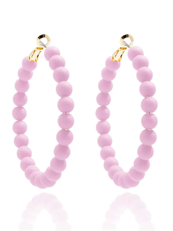 Lola Beaded Hoop Earring | ZENZII Online