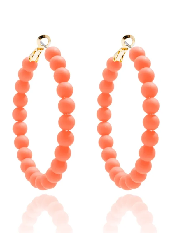Lola Beaded Hoop Earring | ZENZII Online