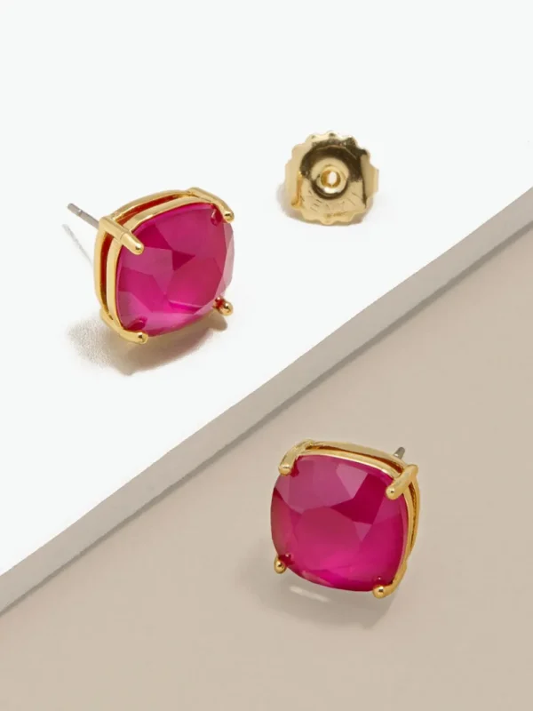 Luna Crystal Stud Earring | ZENZII Sale