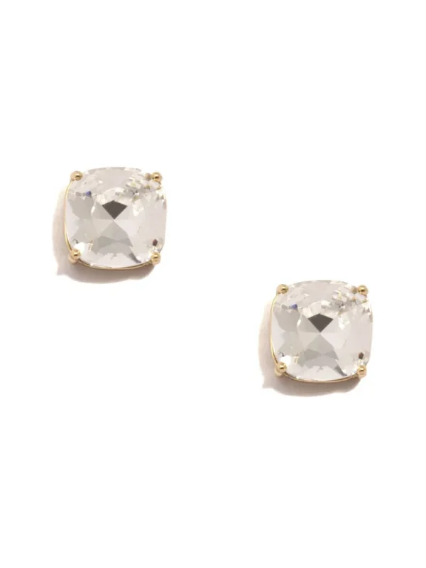 Luna Crystal Stud Earring | ZENZII Sale