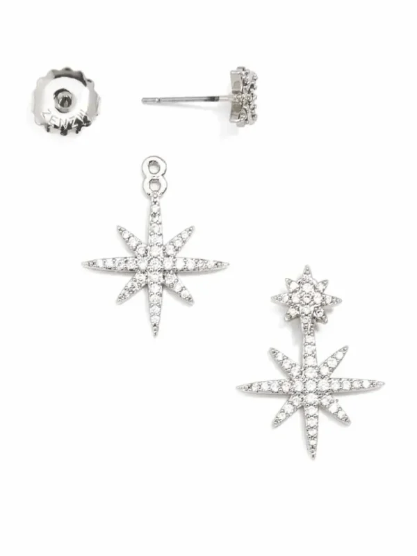 Madge Crystal Starburst Drop Earring | ZENZII Online