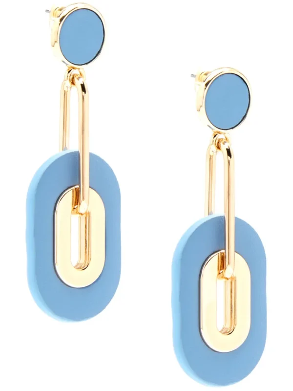 Make an Impression Faux Leather Drop Earring | ZENZII New