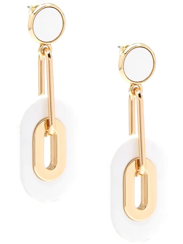 Make an Impression Faux Leather Drop Earring | ZENZII New